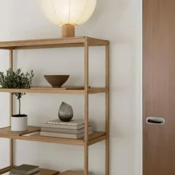 Blomus Kami Ricepaper Lamp Oak^ Bordlamper