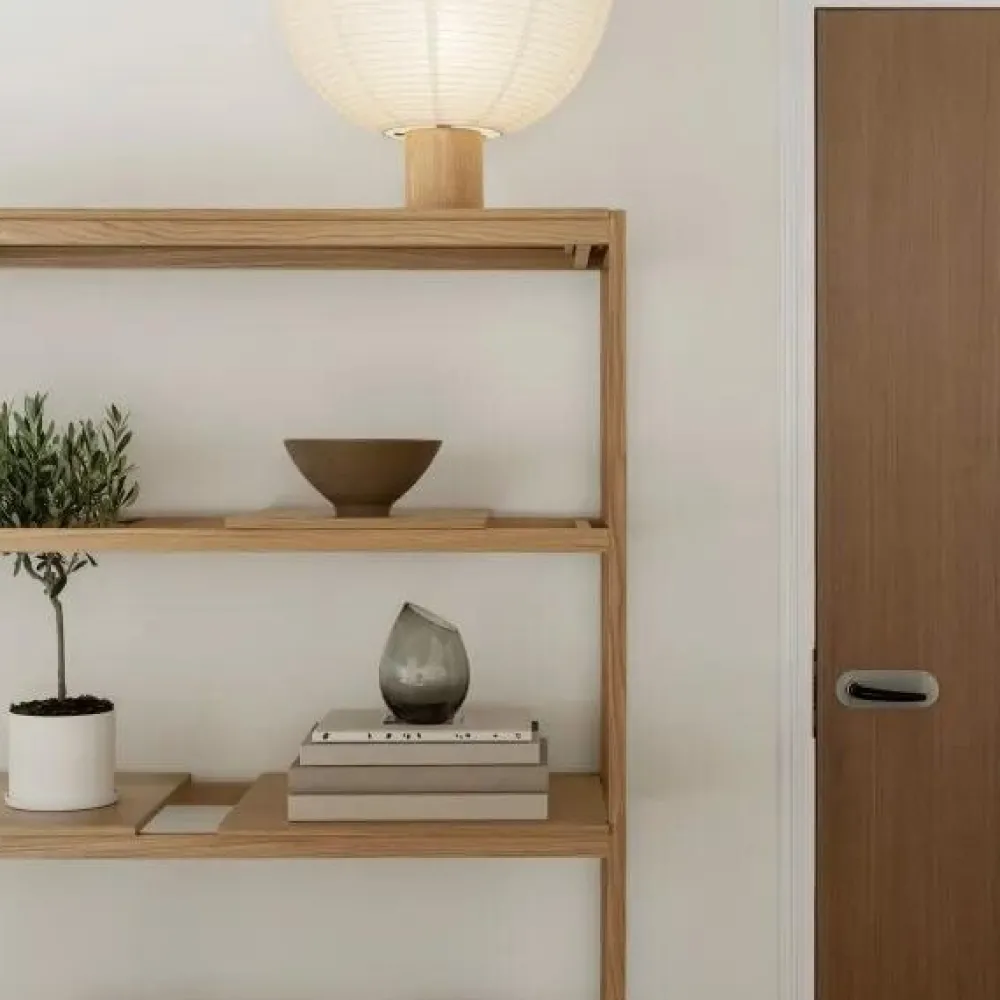 Blomus Kami Ricepaper Lamp Oak^ Bordlamper