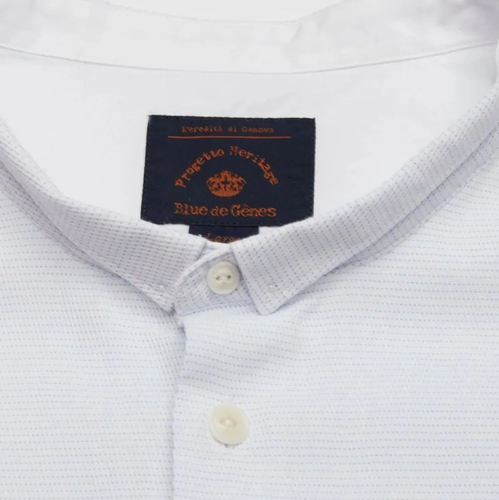 Blue De Gênes Blue De Génes Basso Dob Shirt Blue Water^ Overdele