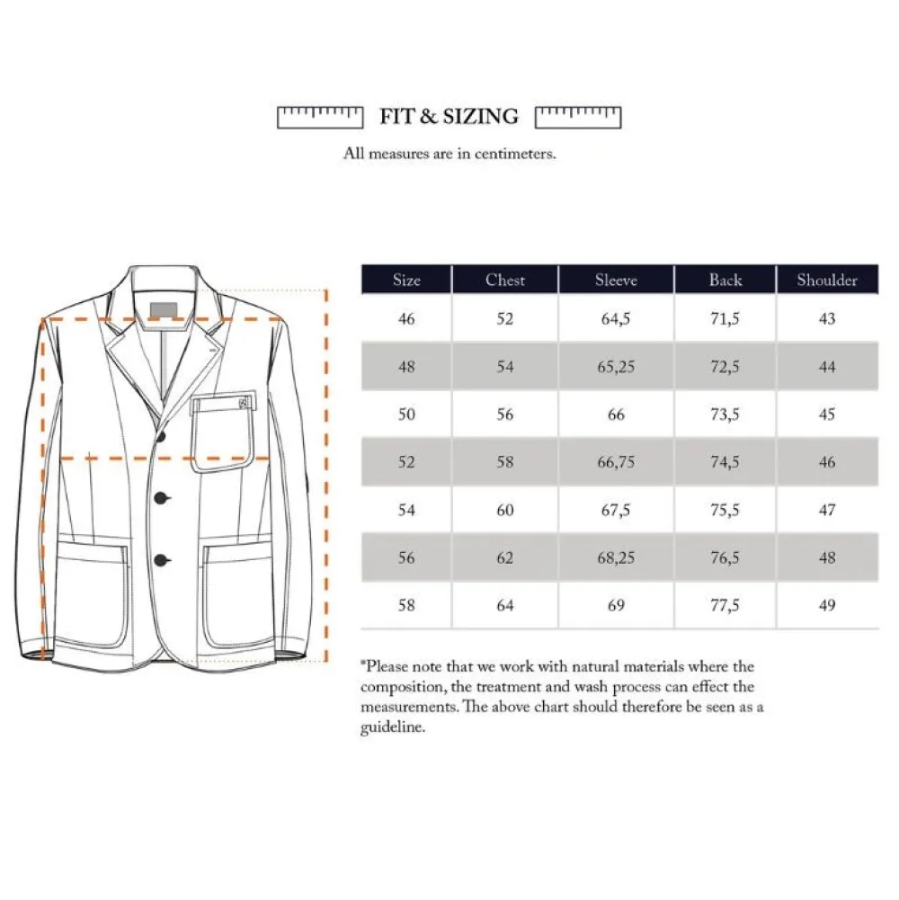 Blue De Gênes Blue De Génes Gabbiano Dobby Blazer Dark Navy^ Overdele