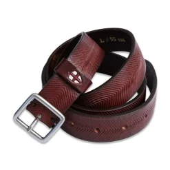 Blue De Gênes Blue De Génes Pento Belt Brown^ Accessories
