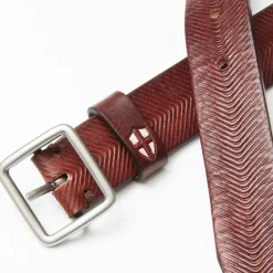 Blue De Gênes Blue De Génes Pento Belt Brown^ Accessories