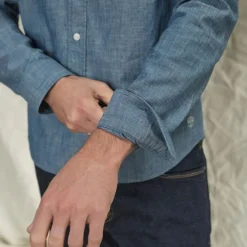 Blue De Gênes Sandro Chambray Shirt^ Overdele