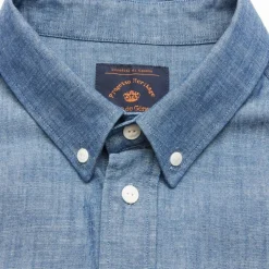 Blue De Gênes Sandro Chambray Shirt^ Overdele