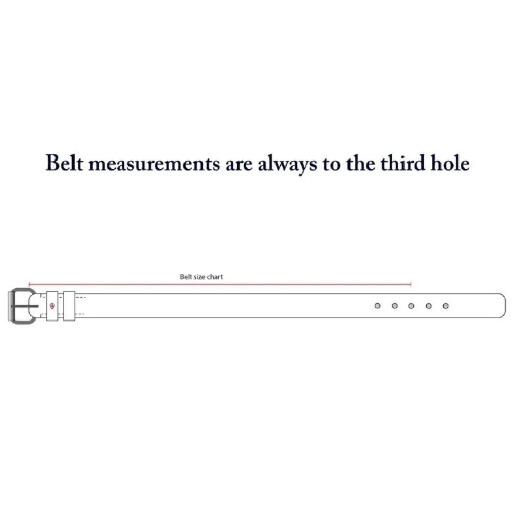 Blue De Gênes Blue De Génes Tino Belt Brown Stripe^ Accessories