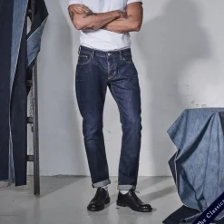 Blue De Gênes Vinci Pala Dark Jeans^ Underdele