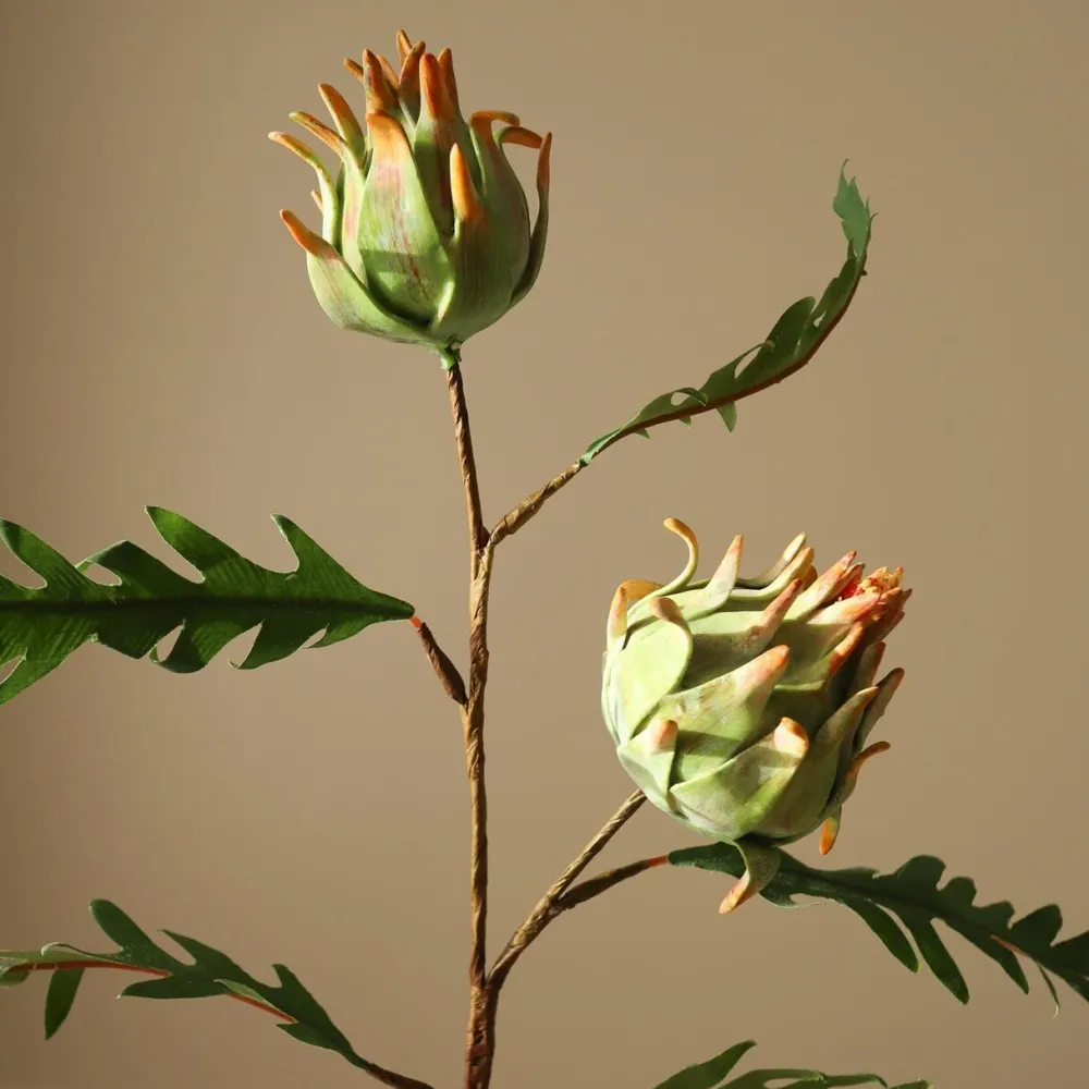 Botané Studios Artichoke Branch Green^ Kunstige Blomster