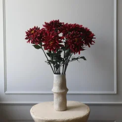 Botané Studios Cactus Dahlia Flower Red^ Kunstige Blomster