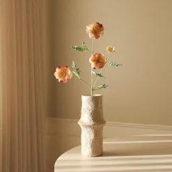 Botané Studios Four Heads Poppy Flower Rose^ Kunstige Blomster