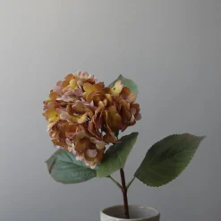 Botané Studios Hydrangea Flower Orange Small^ Kunstige Blomster