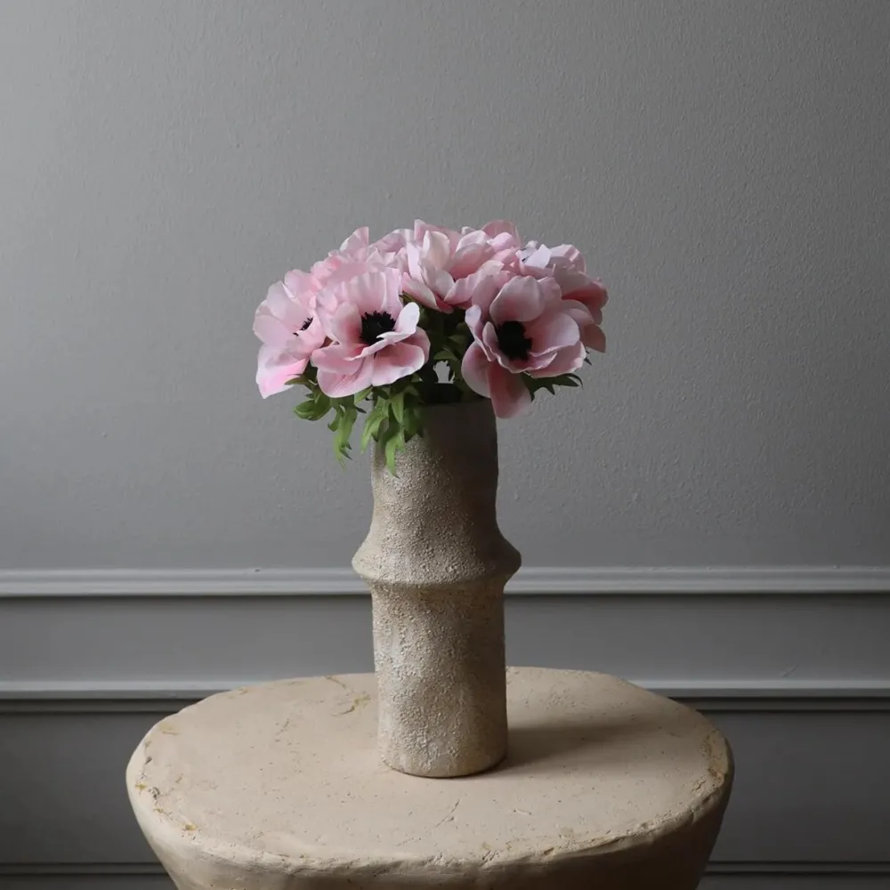 Botané Studios Small Anemone Flower Pink^ Kunstige Blomster