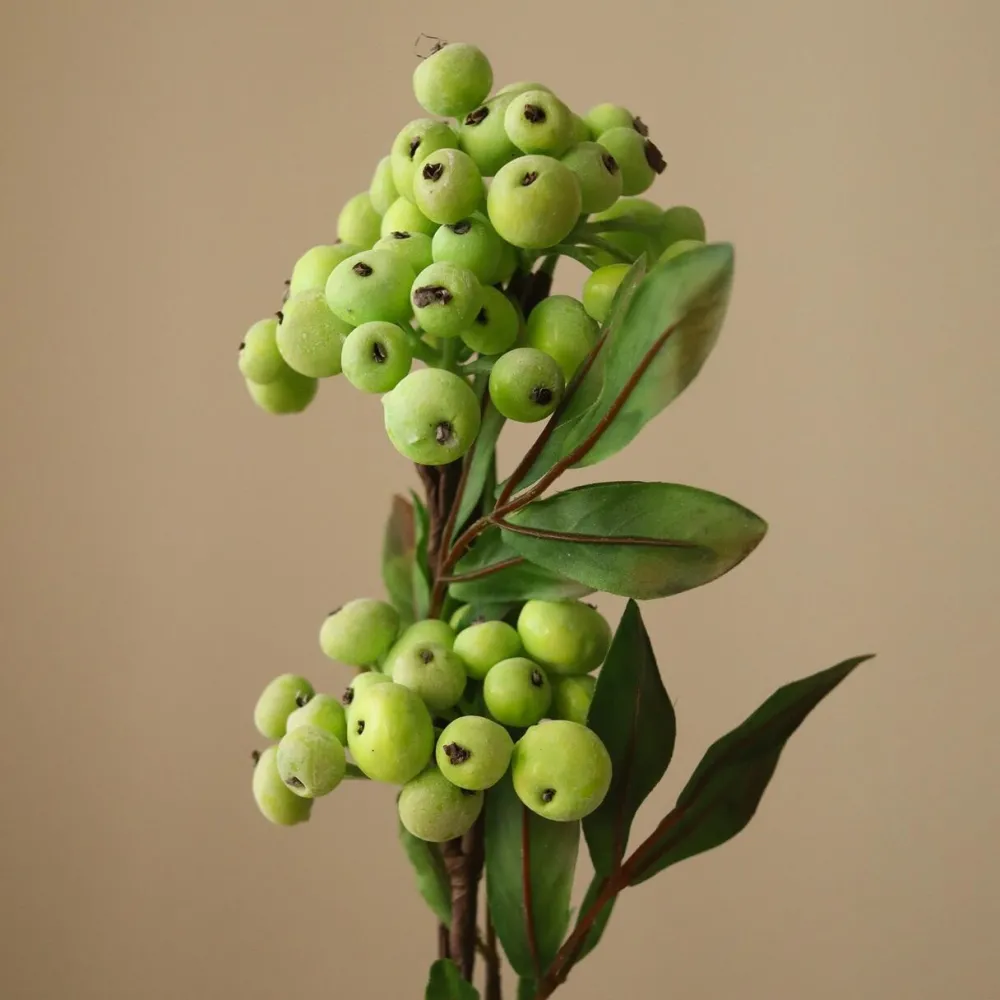 Botané Studios Small Berry Branch Green^ Kunstige Blomster