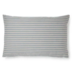 Compliments Outdoor Fine Stripe Cushion Dusty Blue 40x60 cm^ Udendørs|Puder