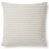 Compliments Outdoor Fine Stripe Cushion Beige 45x45 cm^ Udendørs|Puder