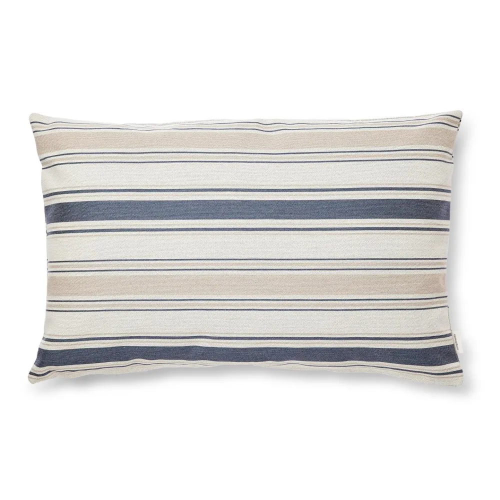 Compliments Outdoor Multi Stripe Cushion Blue 40x60 cm^ Udendørs|Puder