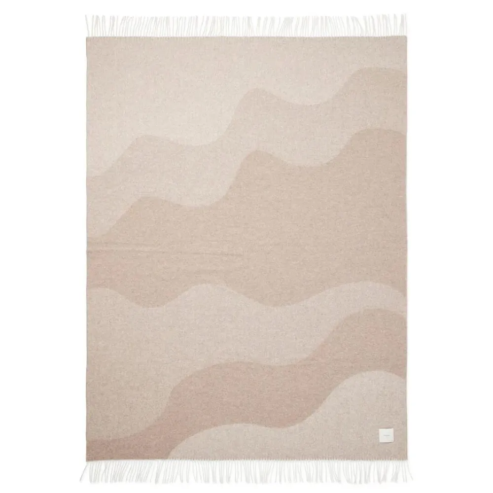 Compliments Waves Throw Sand 140x200 cm^ Plaider