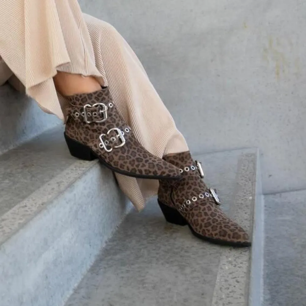 Copenhagen Shoes Move For More Leopard^Dame Sko