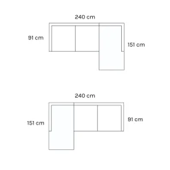 Eilersen Streamline Sofa M. Chaiselong Bakar 1^ Stue|Sofaer