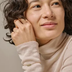 Enamel Copenhagen Bracelet Mom Gold-Plated^Dame Accessories|Smykker