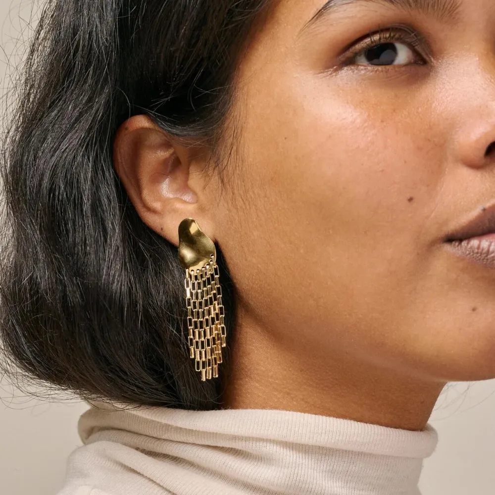 Enamel Copenhagen Earrings Solange Gold-Plated^ Smykker