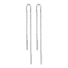 Enamel Copenhagen Hoop Chain Earrings Silver^Dame Accessories|Smykker