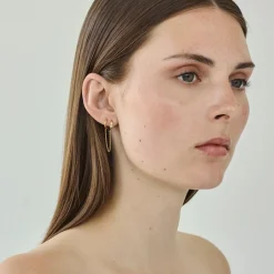 Enamel Copenhagen Hoops Nova Chain One Piece Gold-Plated^Dame Accessories|Smykker