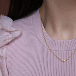 Enamel Copenhagen Little Love Necklace Silver^Dame Accessories|Smykker