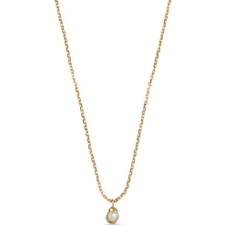 Enamel Copenhagen Necklace Darla Gold-Plated^ Smykker