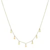 Enamel Copenhagen Raindrops Choker Gold-Plated^Dame Accessories|Smykker