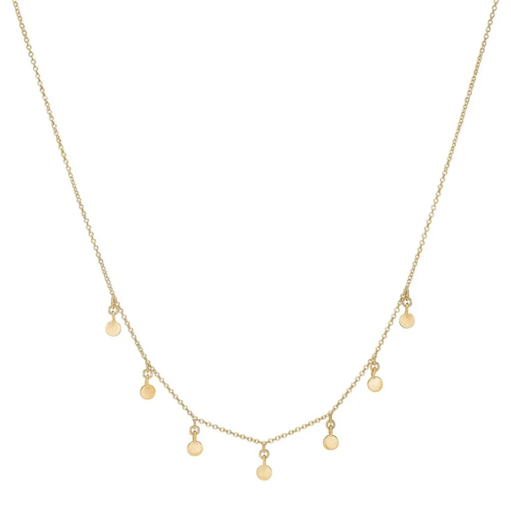 Enamel Copenhagen Raindrops Choker Gold-Plated^Dame Accessories|Smykker