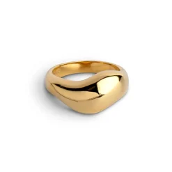 Enamel Copenhagen Ring Agnete Large Gold-Plated^Dame Accessories|Smykker