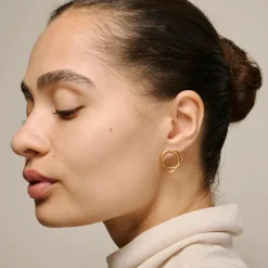 Enamel Copenhagen Studs Bellu Gold-Plated^Dame Accessories|Smykker