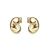 Enamel Copenhagen Studs Carya Gold-Plated^Dame Accessories|Smykker