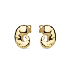 Enamel Copenhagen Studs Carya Gold-Plated^Dame Accessories|Smykker