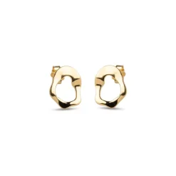 Enamel Copenhagen Studs Daphne Gold-Plated^Dame Accessories|Smykker