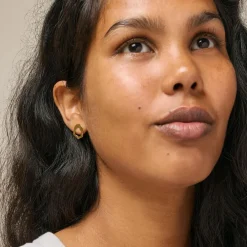 Enamel Copenhagen Studs Daphne Gold-Plated^Dame Accessories|Smykker