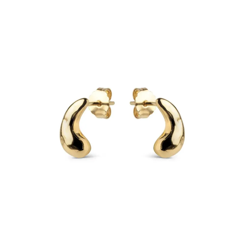Enamel Copenhagen Studs Nima Gold-Plated^Dame Accessories|Smykker