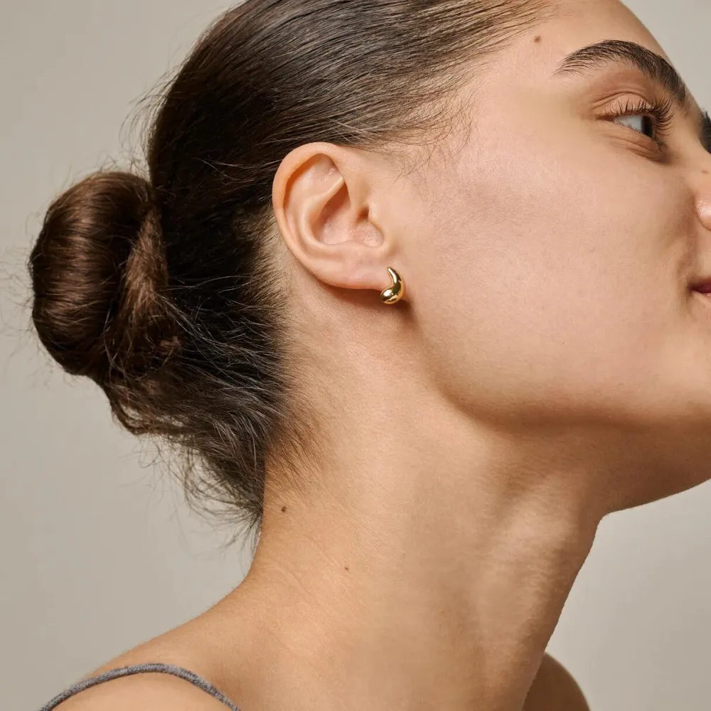 Enamel Copenhagen Studs Nima Gold-Plated^Dame Accessories|Smykker