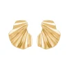 Enamel Copenhagen Wave Earrings Gold-Plated^ Smykker