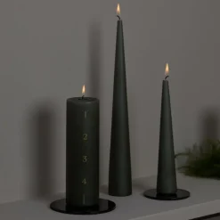 Ester & Erik Blok Adventslys Green Soil^ Adventsstager|Kalenderlys