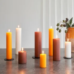 Ester & Erik Lyseplatte Blank Sort Mellem^ Adventsstager