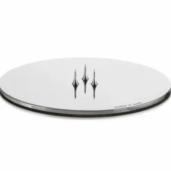 Ester & Erik Lyseplatte Blank Sølv Mellem^ Adventsstager