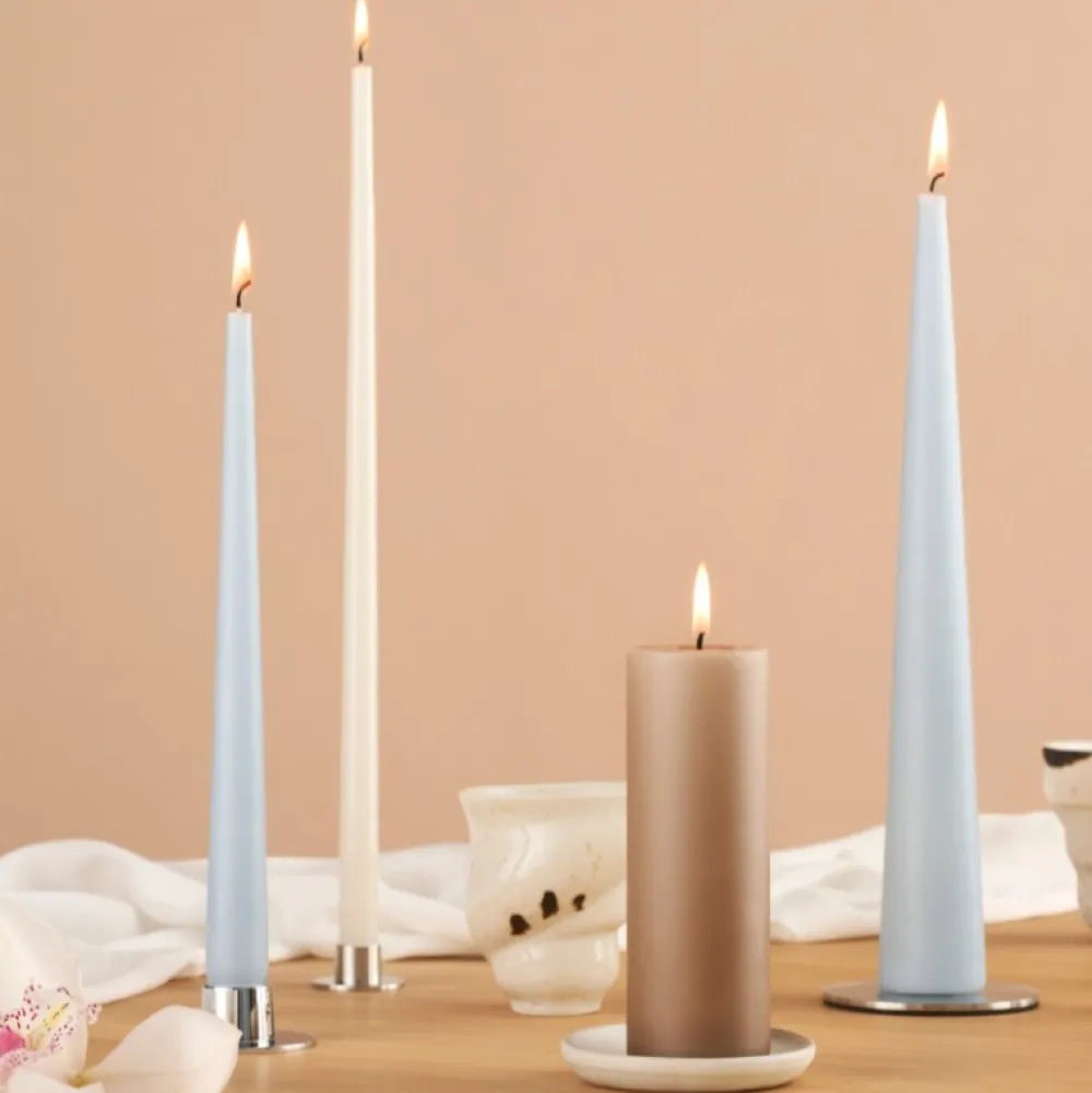 Ester & Erik Lyseplatte Børstet Sølv Lille^ Adventsstager|Lysestager