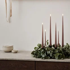 Ester & Erik Lysestick Sort^ Julepynt|Adventsstager