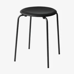 Fritz Hansen 3170 Dot Intense Leather Black^ Køkken|Stue