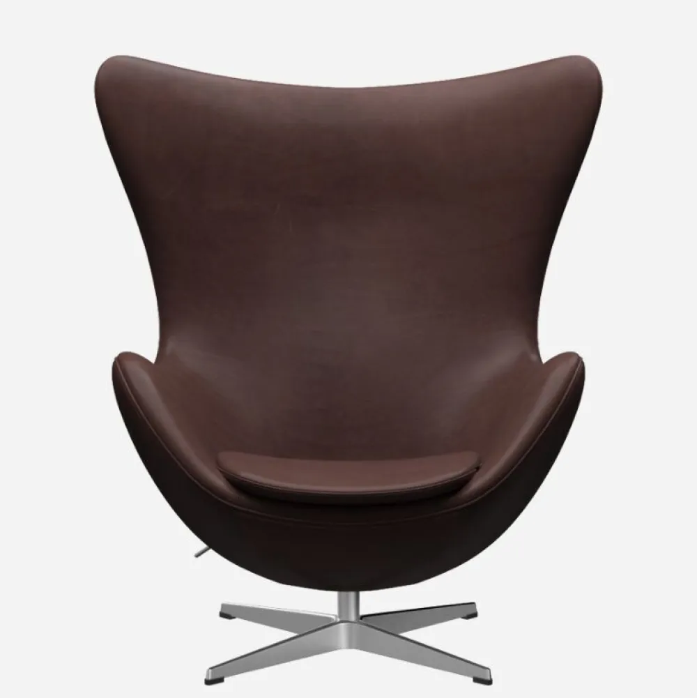 Fritz Hansen 3316 Ægget Embrace Læder^ Stue|Stole