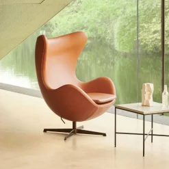 Fritz Hansen 3316 Ægget Grace Læder^ Stue|Stole