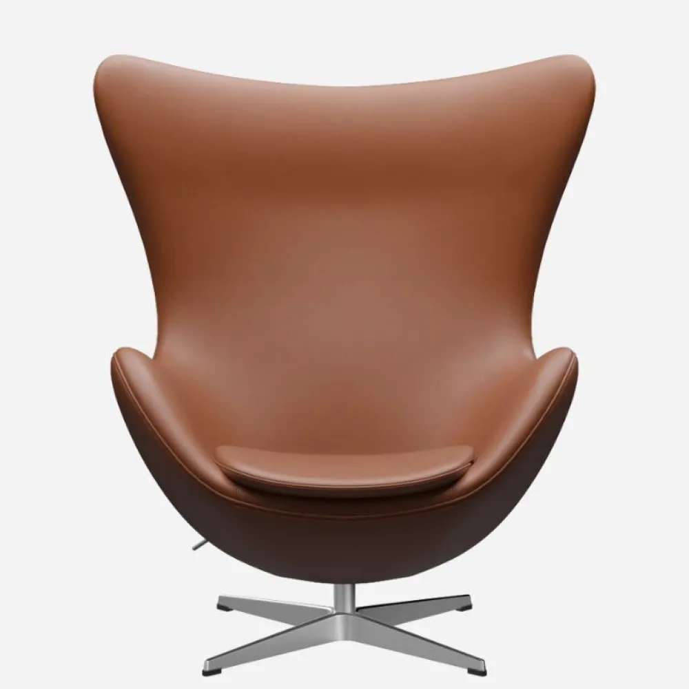 Fritz Hansen 3316 Ægget Valnød Essential Læder^ Stole|Stue