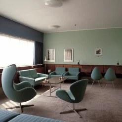 Fritz Hansen 3300 Lænestol Stof^ Stole