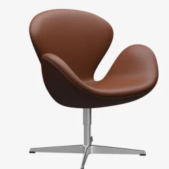 Fritz Hansen 3320 Svanen Aura Læder^ Stue|Stole